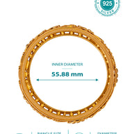 Lakshmi Bangles in 92.5 Silver